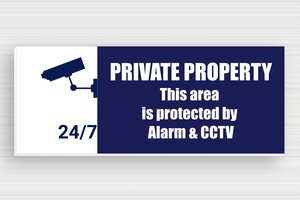 CCTV Signs - Alarm and Video Surveillance Sign - custom - glue - en-uk-alert-sign-006-1-1748952388914