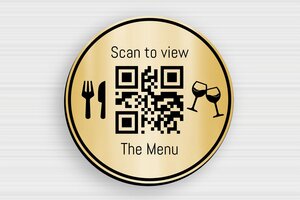 Round Signs - Engraved PVC - or-brosse-noir - none - en-uk-area-tourism-restaurant-menu-004-3-1748945834511