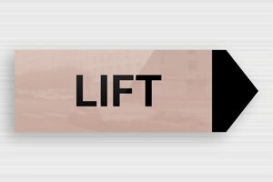 Arrow-shaped Signs - Printed mirror plexiglass - miroir-rose-noir - none - en-uk-arrow-shaped-sign-001-1-1748959365452