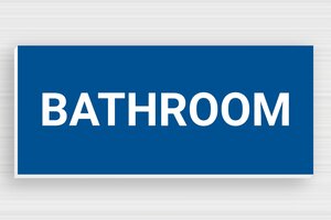Toilet Signs for Doors - Bathroom Sign - PVC - Blue - 80 x 35 mm - bleu-blanc - glue - en-uk-bathroom-sign-006-3-1748953038865