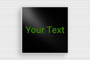 Black Signs - Engraved Aluminium - noir-vert - none - en-uk-black-color-sign-003-2-1748958918826