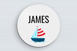 Round Signs - Printed PVC - gris-noir - glue - en-uk-boat-sign-013-3-1748945516770