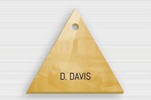 Brass Doorbell Signs - Engraved brass - poli-noir - holes-only - en-uk-brass-door-sign-001-7-1748962530971