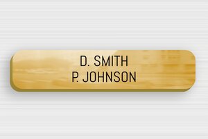 Brass Doorbell Signs - Printed brass - poli-noir - none - en-uk-brass-doorplate-001-3-1748962511308