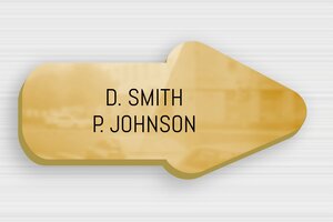 Brass Doorbell Signs - Engraved brass - poli-noir - none - en-uk-brass-doorplate-001-6-1748962527174