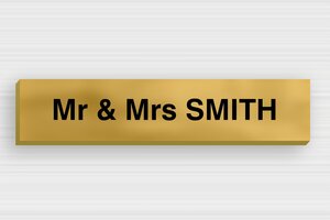 Brass Post Box Signs - Printed brass - brut-noir - magnetic - en-uk-brass-mailbox-sign-001-2-1748960052761