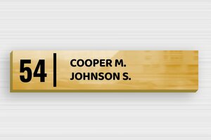 Brass Post Box Signs - Printed brass - poli-noir - glue - en-uk-brass-mailbox-sign-002-4-1748960078747