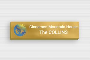 Brass Doorbell Signs - Printed brass - brut-noir - glue - en-uk-brass-mailbox-sign-003-1-1748960089677