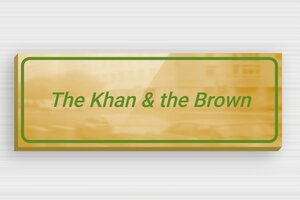 Brass Post Box Signs - Printed brass - poli-noir - glue - en-uk-brass-mailbox-sign-003-2-1748960093972