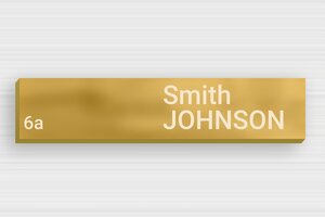 Brass Post Box Signs - Engraved brass - brut-nopaint - magnetic - en-uk-brass-mailbox-sign-003-4-1748960104468