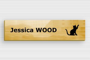 Brass Doorbell Signs - Printed brass - poli-noir - glue - en-uk-brass-mailbox-sign-004-4-1748960124079