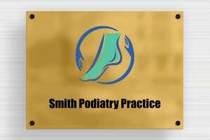 Brass Signs - Printed brass - brut-noir - screws-spacer - en-uk-brass-practice-sign-013-3-1748963776587