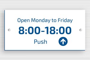Open Hours Signs - Engraved PVC - blanc-bleu - screws - en-uk-business-hours-sign-004-2-1748946609358 Open Hours Signs - Engraved PVC - blanc-bleu - screws - en-uk-business-hours-sign-004-2-1748946609358