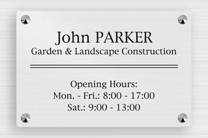 Company Signs - Printed Aluminium - brosse-noir - screws-caps - en-uk-company-sign-001-1-1748956445382