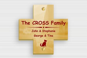 Cross-shaped Signs - Printed brass - poli-noir - screws - en-uk-cross-shaped-sign-002-2-1748959308393