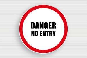 Warning Signs - Round Warning Sign 'No Entry' - custom - glue - en-uk-danger-no-entry-prohibited-007-3-1748950039345