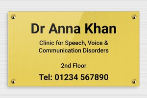 Business Signs - Engraved Plexiglass - or-clair-noir - screws-caps - en-uk-doctor-office-sign-002-3-1748956908088