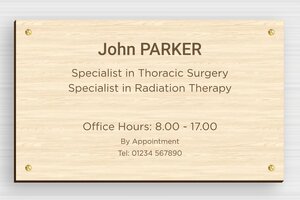 Wooden Business Signs - Engraved Wood - erable - screws - en-uk-doctor-office-wood-sign-001-3-1748957091986 Wooden Business Signs - Engraved Wood - erable - screws - en-uk-doctor-office-wood-sign-001-3-1748957091986