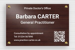 Wooden Business Signs - Engraved PVC - noyer-blanc - screws-caps - en-uk-doctor-office-wood-sign-002-5-1748957170001 Wooden Business Signs - Engraved PVC - noyer-blanc - screws-caps - en-uk-doctor-office-wood-sign-002-5-1748957170001