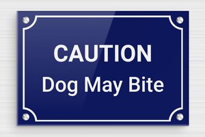 Beware of Dog Signs - Beware of Dog Sign - bleu-blanc - screws - en-uk-dog-sign-001-1-1748953452919