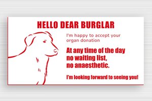 Dog Signs - Sign 'Beware of the Dog' - blanc-rouge - glue - en-uk-dog-sign-001-3-1748953777211 Dog Signs - Sign 'Beware of the Dog' - blanc-rouge - glue - en-uk-dog-sign-001-3-1748953777211