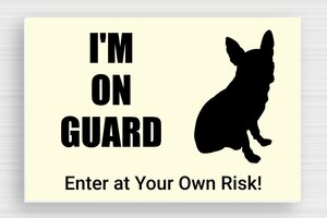 Beware of Dog Signs - Foam PVC - custom - glue - en-uk-dog-sign-012-3-1748963048403