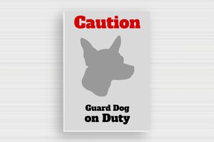 Beware of Dog Signs - Foam PVC - custom - glue - en-uk-dog-sign-013-3-1748963055328