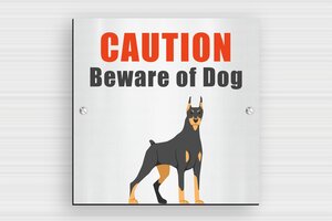 Gate Signs - Sign 'Caution, Beware of Dog' - gris-brosse-noir - screws - en-uk-dog-sign-square-5-1748951837470 Gate Signs - Sign 'Caution, Beware of Dog' - gris-brosse-noir - screws - en-uk-dog-sign-square-5-1748951837470