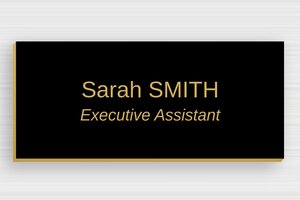 Office Door Signs - Engraved PVC - noir-or - glue - en-uk-door-sign-002-0-1748950774584