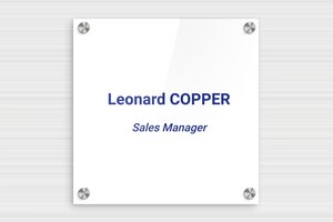 Office Door Signs - Engraved Plexiglass - blanc-bleu - screws-caps - en-uk-door-sign-010-1-1748950777938