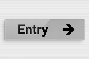 Door Signs - Sign 'Entrance Right' - gris-noir - glue - en-uk-door-sign-entry-009-1-1748950789527 Door Signs - Sign 'Entrance Right' - gris-noir - glue - en-uk-door-sign-entry-009-1-1748950789527