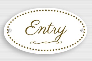 Oval Signs - Oval Entrance Sign - custom - screws - en-uk-door-sign-entry-011-1-1748949259530