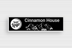 PVC Doorbell Signs - Engraved PVC - noir-blanc - glue - en-uk-door-sign-plastic-003-3-1748954867834