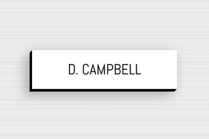 PVC Doorbell Signs - Engraved PVC - blanc-noir - glue - en-uk-door-sign-pvc-001-16-1748962374554