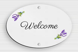 Front Door Signs - Oval Door Sign 'Welcome' - gris-noir - screws - en-uk-door-sign-welcome-003-2-1748952543836 Front Door Signs - Oval Door Sign 'Welcome' - gris-noir - screws - en-uk-door-sign-welcome-003-2-1748952543836