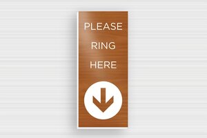 PVC Doorbell Signs - Engraved PVC - poirier-blanc - none - en-uk-doorbell-sign-plastic-001-2-1748954796925