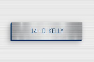 Stainless Steel Signs - Engraved PVC - acier-bleu - glue - en-uk-doorbell-sign-plastic-001-5-1748954809442