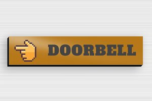PVC Doorbell Signs - Doorbell Sign - or-noir - glue - en-uk-doorbell-sign-plastic-002-2-1748954822480