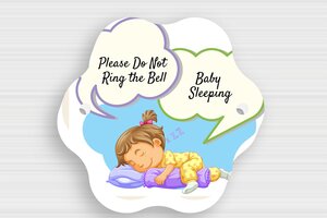 PVC Doorbell Signs - Foam PVC - custom - holes-only - en-uk-doorbell-sign-plastic-003-5-1748954889613