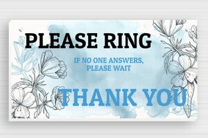 PVC Doorbell Signs - Foam PVC - custom - holes-only - en-uk-doorbell-sign-plastic-004-1-1748954908291