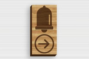 Wooden Doorbell Signs - Doorbell Sign - chene - glue - en-uk-doorbell-sign-wood-003-3-1748954737999