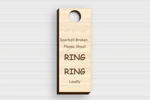 Wooden Doorbell Signs - Engraved Wood - erable - holes-only - en-uk-doorbell-sign-wood-003-5-1748954759994