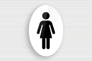 Toilet Signs for Doors - Women's Restroom Sign - blanc-noir - glue - en-uk-education-sector-school-restroom-010-2-1748952928696