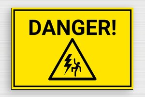 Electrical Signs - Danger 'High Voltage' - jaune-noir - glue - en-uk-electrical-sign-003-2-1748954350303
