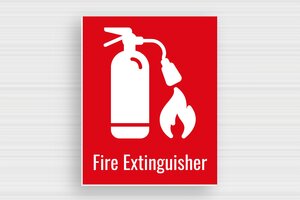 Fire Safety Signs - Foam PVC - custom - glue - en-uk-fire-protection-sign-001-4-1748956174612