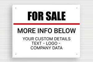 For Sale Signs - Foam PVC - custom - holes-only - en-uk-for-sale-sign-003-1-1748955275173