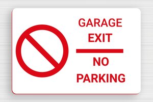 Private Parking Signs - Garage Exit Sign - blanc-rouge - glue - en-uk-garage-exit-no-parking-003-4-1748949823951 Private Parking Signs - Garage Exit Sign - blanc-rouge - glue - en-uk-garage-exit-no-parking-003-4-1748949823951