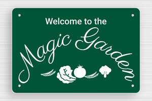 Garden Signs - Engraved PVC - vert-sapin-blanc - screws - en-uk-garden-sign-004-2-1748951743035