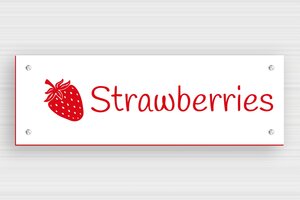 Garden Signs - Engraved PVC - blanc-rouge - screws - en-uk-garden-sign-005-2-1748951737939