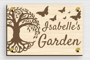 Garden Signs - Engraved Wood - erable - screws-caps - en-uk-garden-sign-tree-001-1-1748951751290
